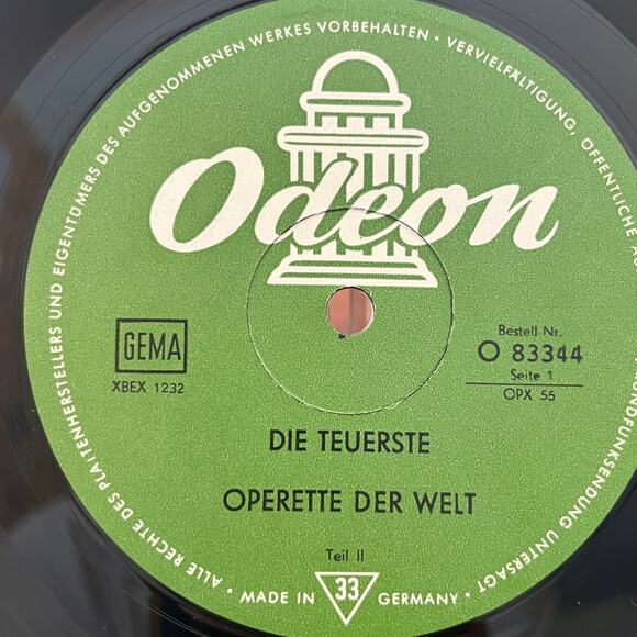Die Teuerste Operette Der Welt Zweiter Teil Vinyl LP Odeon O 83344 - Picture 3 of 8